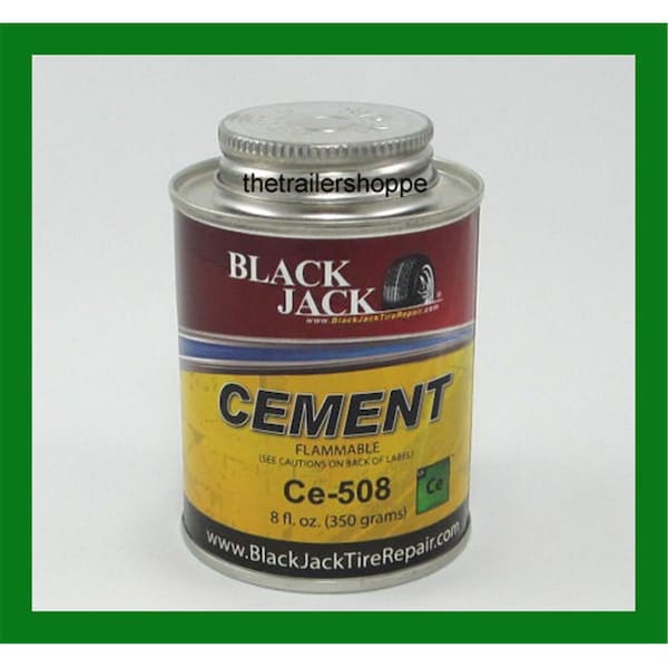 Black Jack Tire Repair Cement Flammable, 8Oz BJK-CE-508 - main